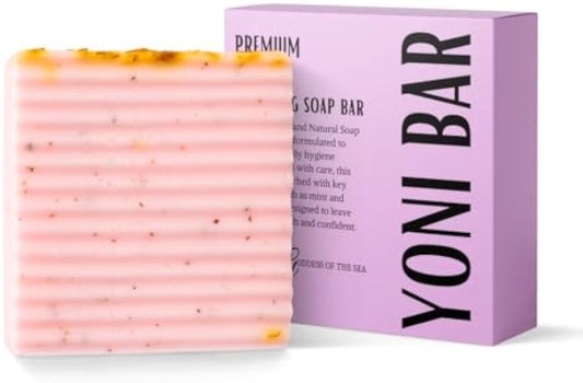 Premium Yoni Bar – pH Balance Feminine Wash – Natural Ingredients Feminine Care Daily Oil Great for Razor Bumps, Dryness, BV, Odor – 3oz Yoni Bar