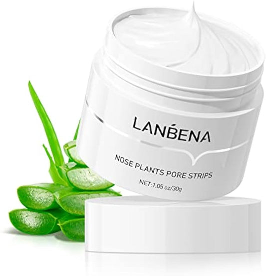 LANBENA Blackhead Remover, Nose Plants Pore Strips Deep Cleansing Peel off Mask & 60Pcs Nose StripsBlack Heads Remover from Face